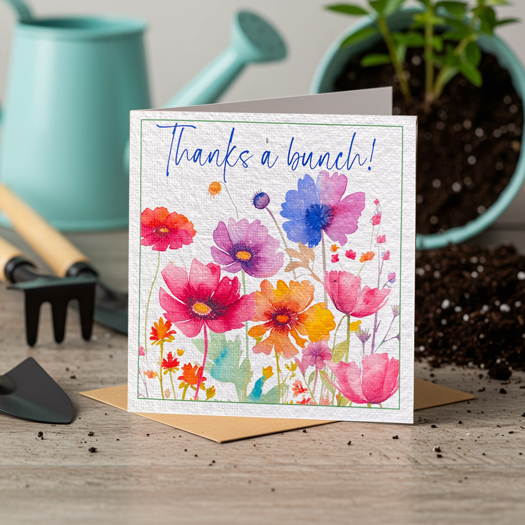 Thanks A Bunch Plantable Card
