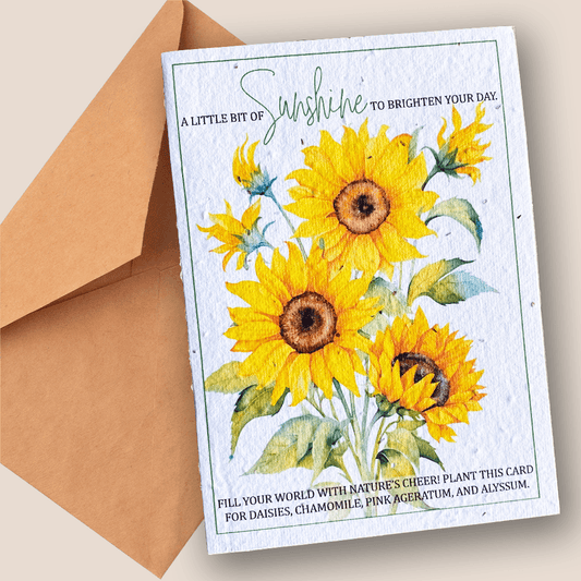 A Little Bit of Sunshine Plantable Card - Plantacard