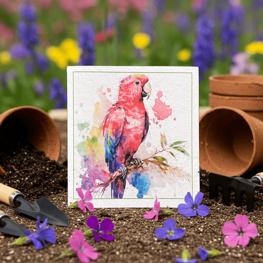 Parrot Paradise Plantable Card - Plantacard