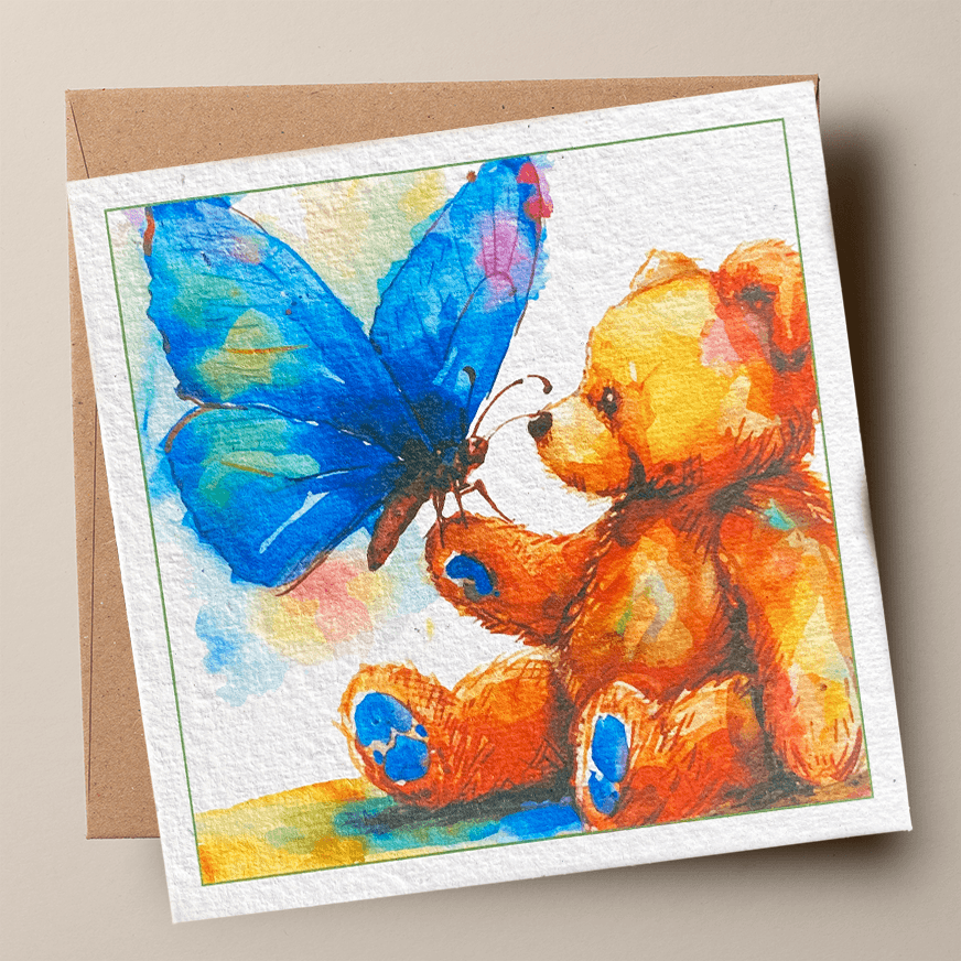 Bear & Flutter Plantable Card