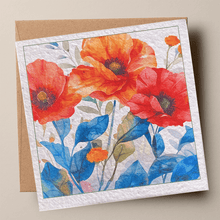 Poppy Bloom Plantable Card