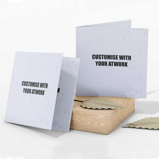 Custom Folded Cards - 150mm Square - Plantacard