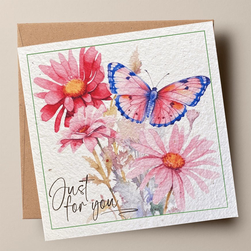 Just For You Plantable Card - Plantacard