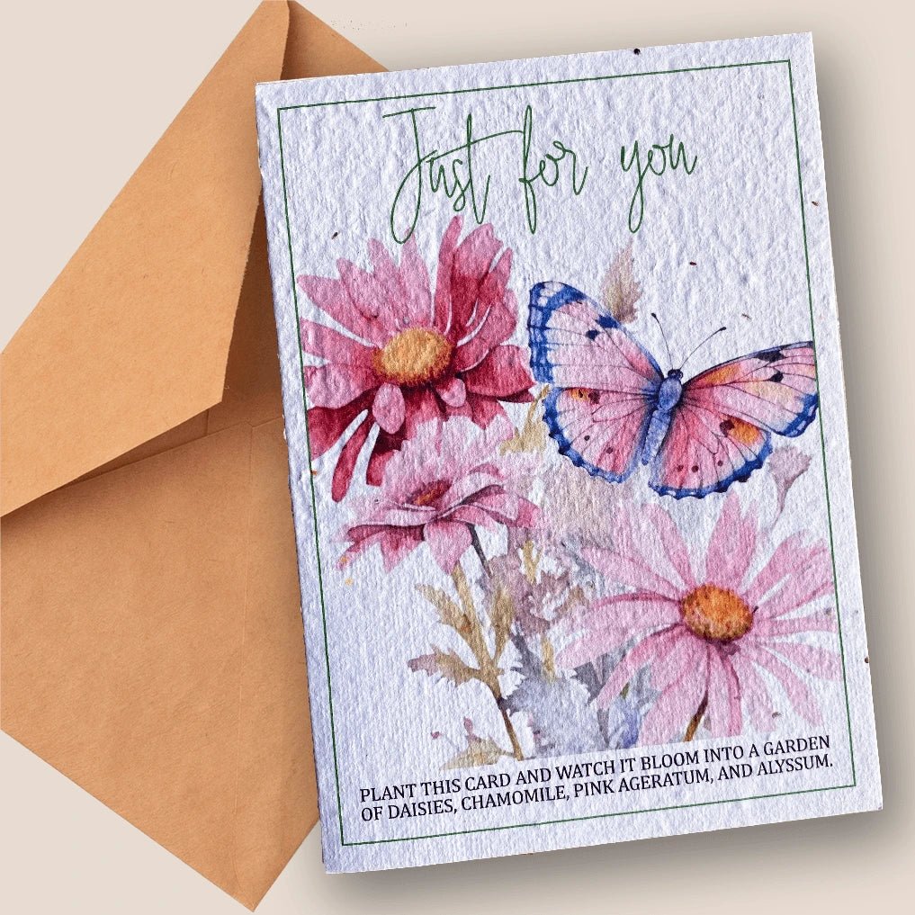 Just For You Plantable Card - Plantacard