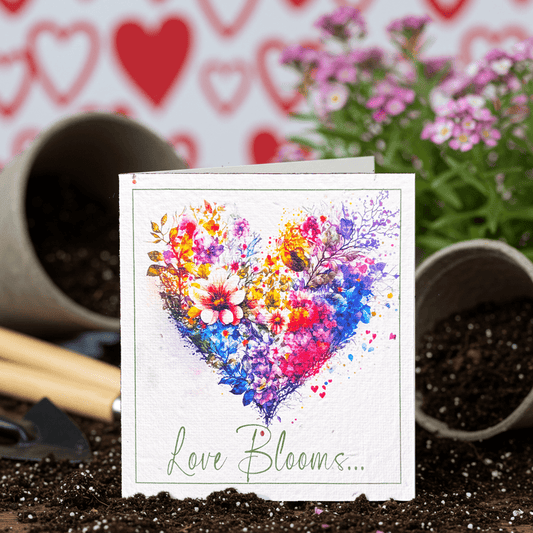 Love Blooms Plantable Card - Plantacard