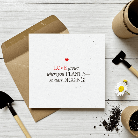 LOVE GROWS🌱Plantacard 10pk (Mixed Flowers) - Plantacard
